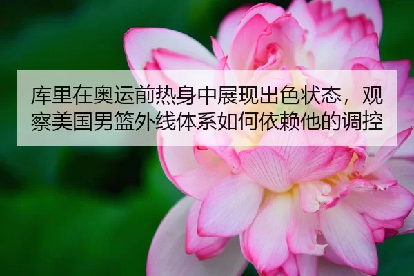 库里在奥运前热身中展现出色状态，观察美国男篮外线体系如何依赖他的调控
